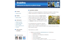 Desktop Screenshot of grabarte.net